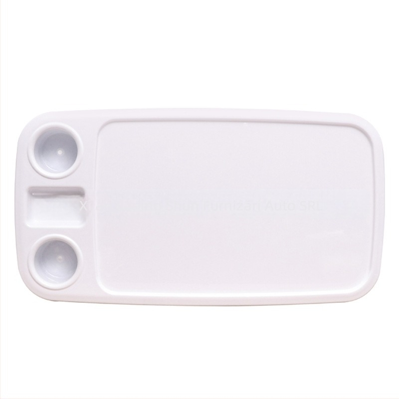 Jia Ningshun Masă RV dreptunghiulară cu ridicare, slot pentru 2 cești, ABS Plastic, detașabilă, instalare tip card