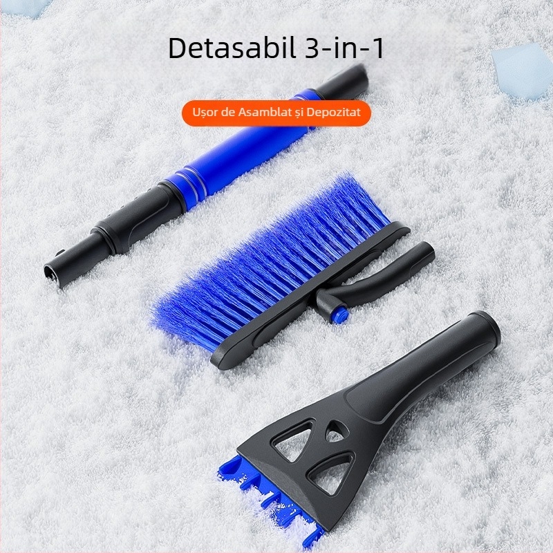 Instrument pentru îndepărtarea zăpezii de la mașină cu perie de zăpadă și perie de dezghețare a geamurilor | Materiale: ABS, PP, EVA | Brand: Shunwei