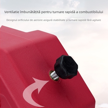 Woogok Rezervor auxiliar de combustibil pentru automobile și motociclete, 7.5 L, Off‑Road, 1.8 galon, plastic, rezervor anti-static de combustibil