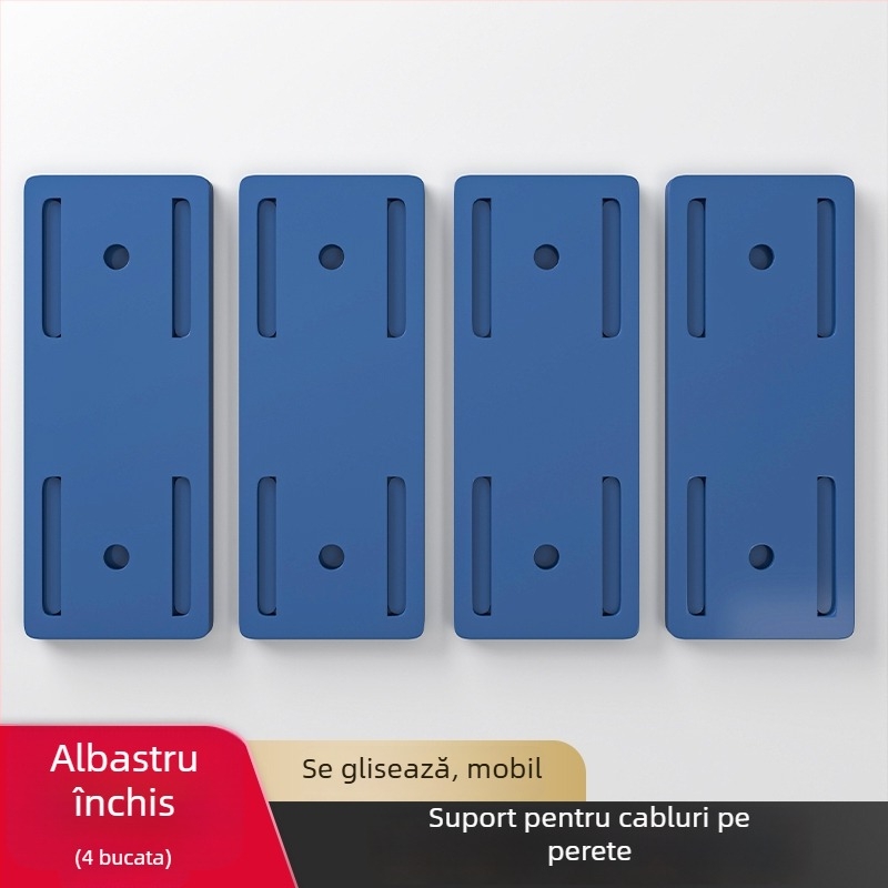 Suport montat pe perete pentru prelungitor, material: mătase, stil universal, organizator de cabluri