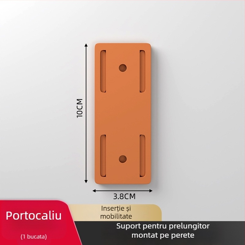 Suport montat pe perete pentru organizare cabluri și routere, stil universal, fără găurire