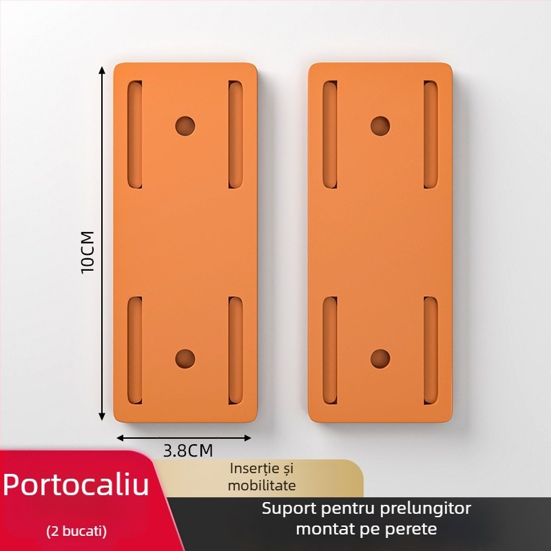 Suport montat pe perete pentru organizare cabluri și routere, stil universal, fără găurire