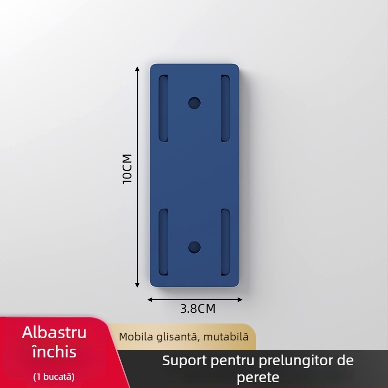 Suport montat pe perete pentru prize și organizare cabluri, stil universal, fără găuri