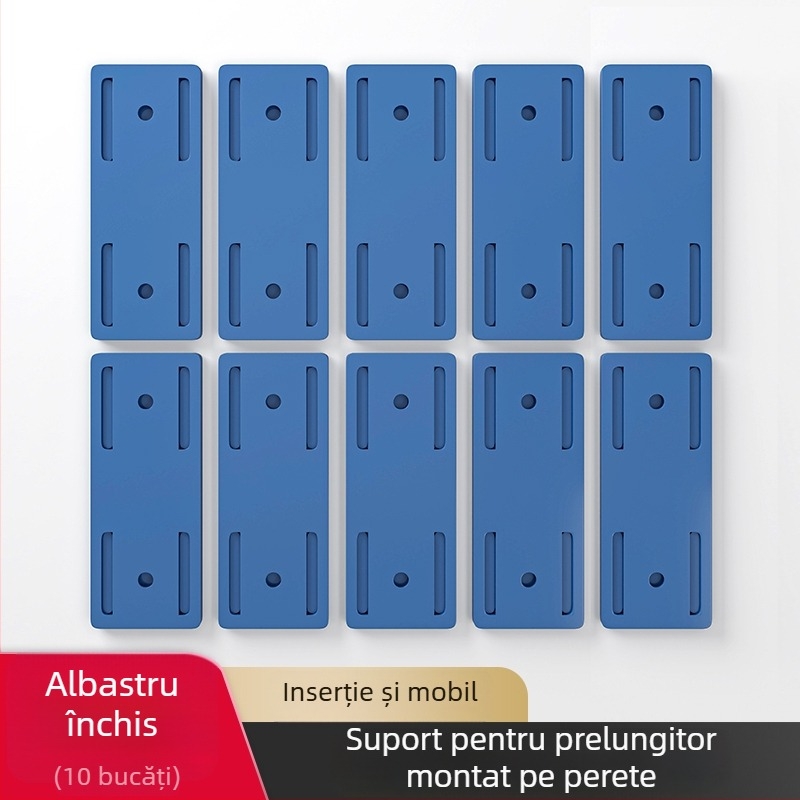 Suport montat pe perete pentru prize, routere și organizarea cablurilor – stil universal, instalare fără găuri