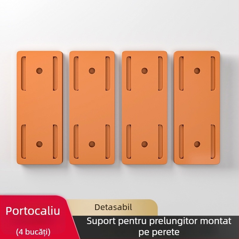 Suport montat pe perete pentru prize, routere și organizarea cablurilor – stil universal, instalare fără găuri