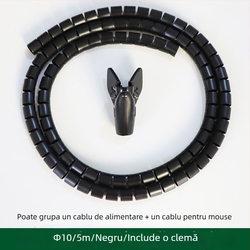 Tub din plastic pentru înfășurarea cablurilor cu husă protectoare pentru grupare și depozitare | Stil: Altul | Brand: Unique | Categoria: Echipamente suplimentare de organizare și protecție împotriva prafului