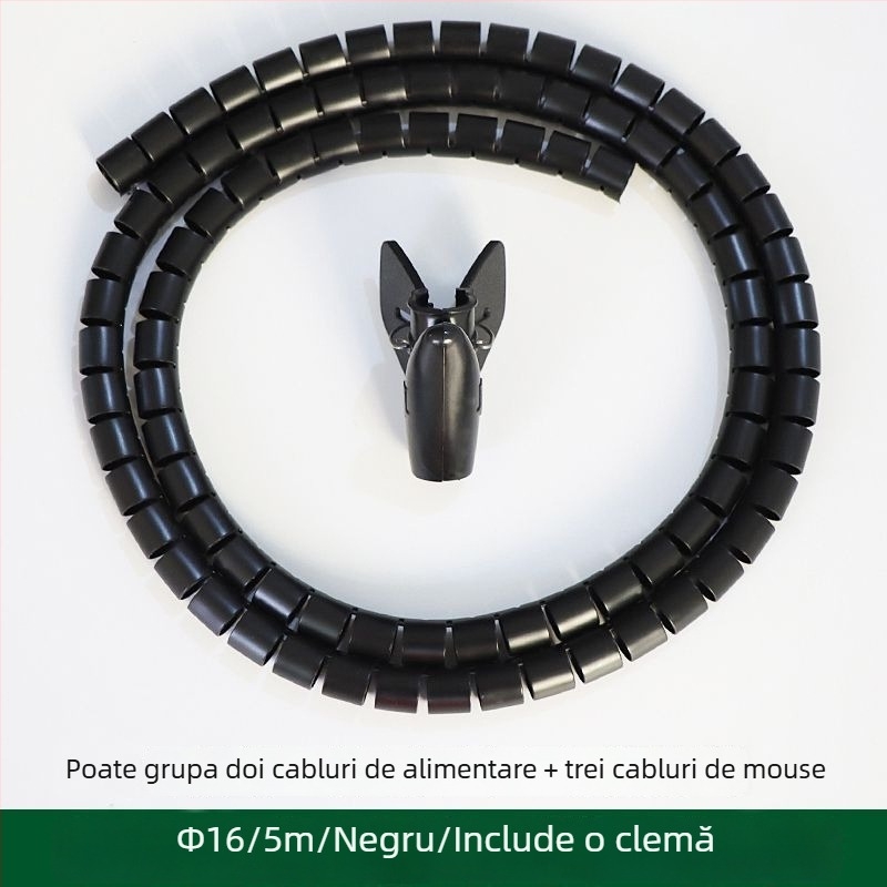 Tub din plastic pentru înfășurarea cablurilor cu husă protectoare pentru grupare și depozitare | Stil: Altul | Brand: Unique | Categoria: Echipamente suplimentare de organizare și protecție împotriva prafului