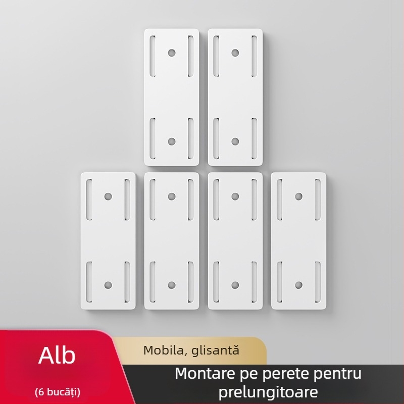 Suport montat pe perete pentru prize, routere și organizarea cablurilor, universal, material: mătase, instalare fără găuri