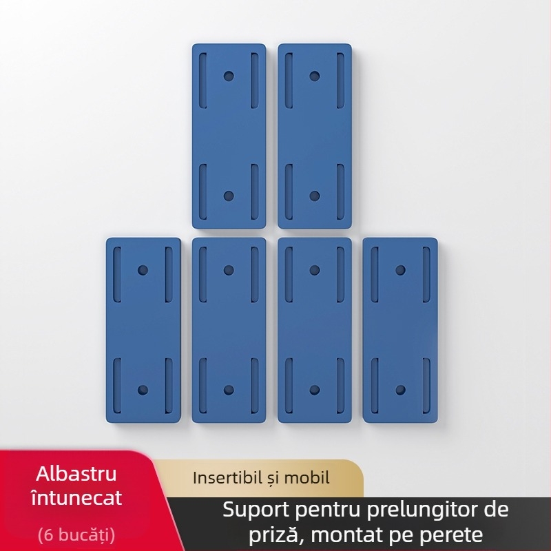 Suport montat pe perete pentru prize, routere și organizarea cablurilor, universal, material: mătase, instalare fără găuri