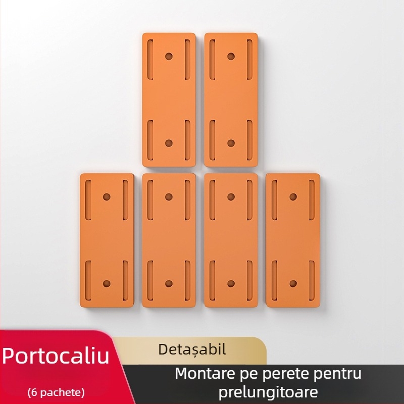 Suport montat pe perete pentru prize, routere și organizarea cablurilor, universal, material: mătase, instalare fără găuri