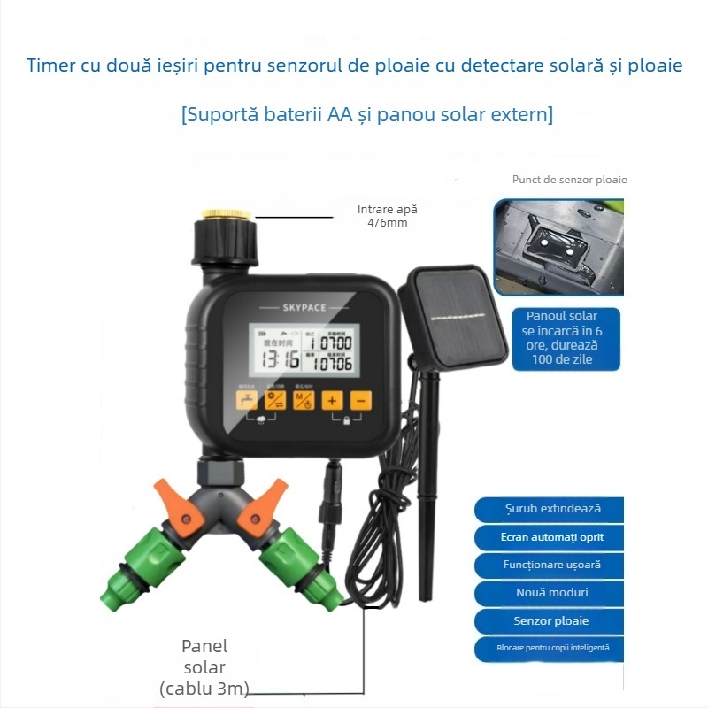 Irigator inteligent SKYPACE — ABS, irigare inteligentă cu control de la distanță, pentru grădină de acasă, producție agricolă și spații verzi publice