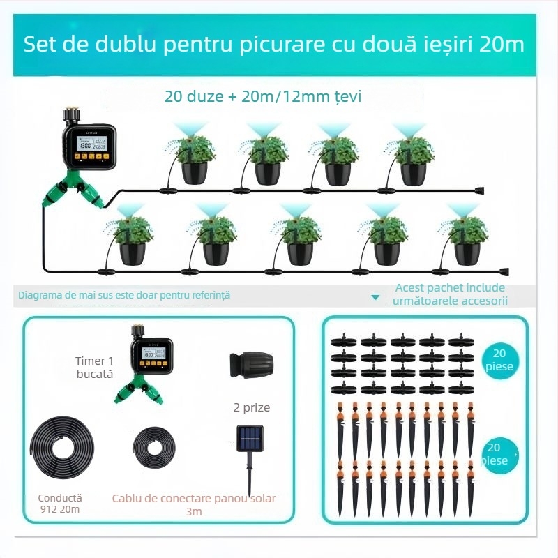 Irigator inteligent SKYPACE — ABS, irigare inteligentă cu control de la distanță, pentru grădină de acasă, producție agricolă și spații verzi publice