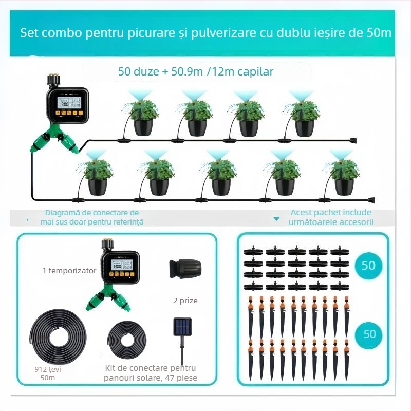 Irigator inteligent SKYPACE — ABS, irigare inteligentă cu control de la distanță, pentru grădină de acasă, producție agricolă și spații verzi publice