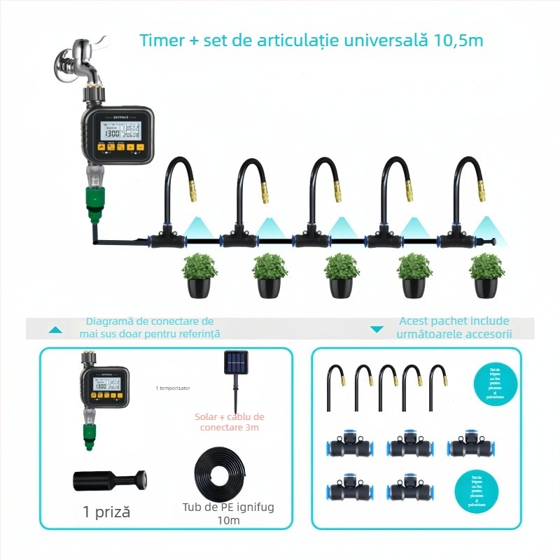 Irigator inteligent SKYPACE — ABS, irigare inteligentă cu control de la distanță, pentru grădină de acasă, producție agricolă și spații verzi publice
