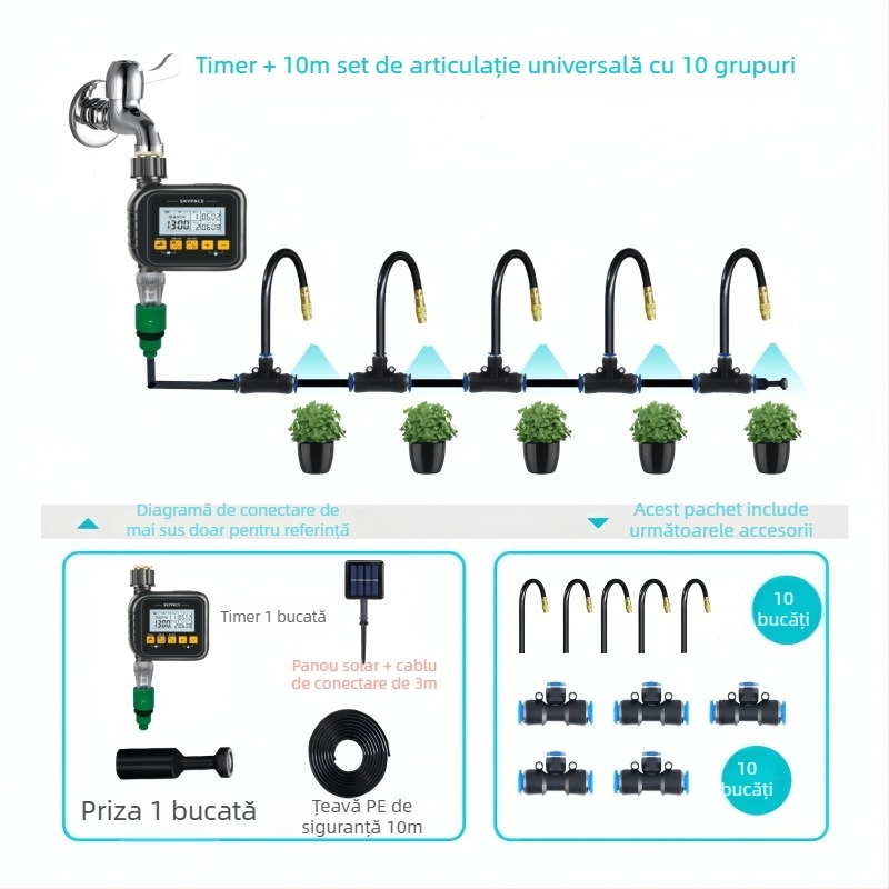 Irigator inteligent SKYPACE — ABS, irigare inteligentă cu control de la distanță, pentru grădină de acasă, producție agricolă și spații verzi publice