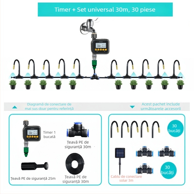 Irigator inteligent SKYPACE — ABS, irigare inteligentă cu control de la distanță, pentru grădină de acasă, producție agricolă și spații verzi publice