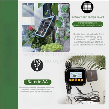 SKYPACE ABS Irigator inteligent cu control de la distanță – Sistem de udare automat pentru grădini de acasă, agricultură și spații verzi publice