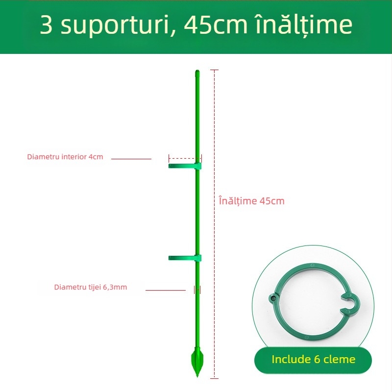 Suport pentru plante cățătoare Monstera – tijă de susținere, marca Su su, pentru grădinărit de casă (Material: Altul; Tip: Pergolă pentru cățătoare; Utilizare: Grădinărit casnic)