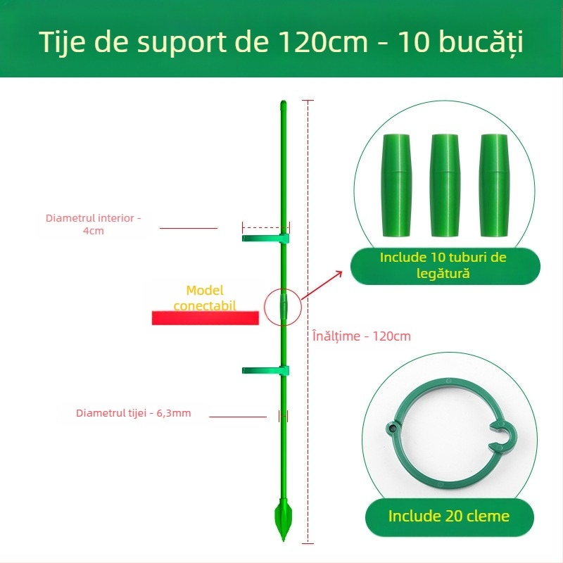 Suport pentru plante cățătoare Monstera – tijă de susținere, marca Su su, pentru grădinărit de casă (Material: Altul; Tip: Pergolă pentru cățătoare; Utilizare: Grădinărit casnic)