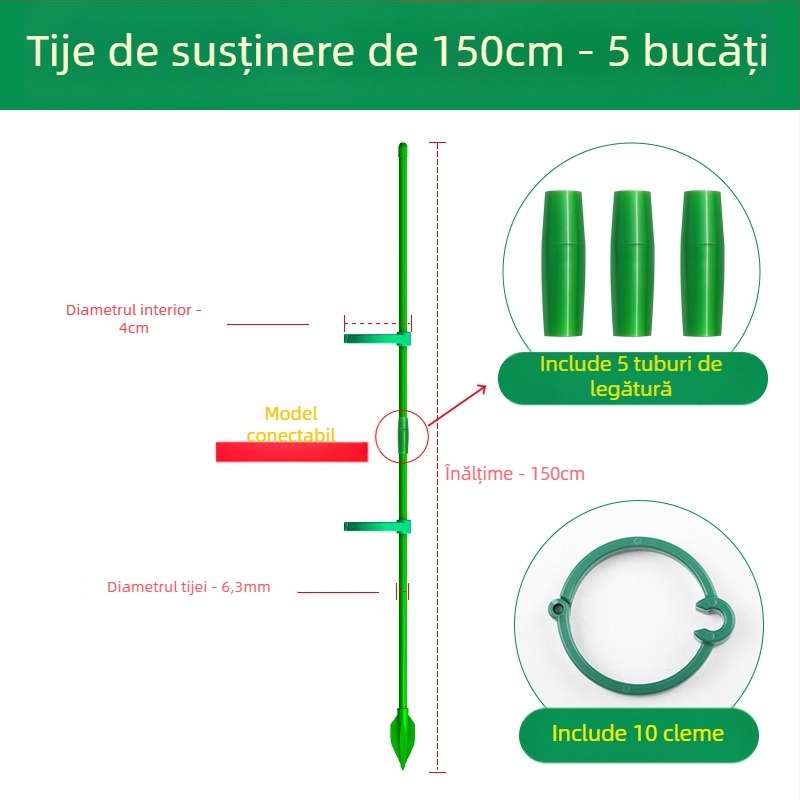 Suport pentru plante cățătoare Monstera – tijă de susținere, marca Su su, pentru grădinărit de casă (Material: Altul; Tip: Pergolă pentru cățătoare; Utilizare: Grădinărit casnic)