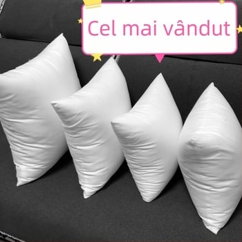 Nucleu pentru pernă cu umplutură din fibre de poliester, husă exterioară din poliester, model solid, personalizabil, stil modern minimalist