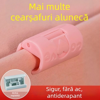 Clip de fixare a cearșafului – antiderapant, fixare la unghi, plastic, uz casnic