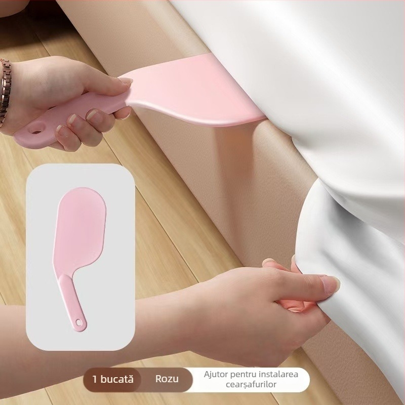 Unealtă de ridicare a saltelei și fixare a patului pentru schimbarea ușoară a cearșafurilor – Material PP, Stil creativ