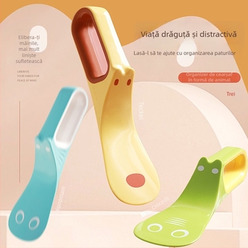 Kitaya Unealtă din plastic pentru fixarea cearșafurilor – stil desen animat, organizator pentru aranjarea și schimbarea lenjeriilor și ridicător pentru saltea (Brand privat autorizat)