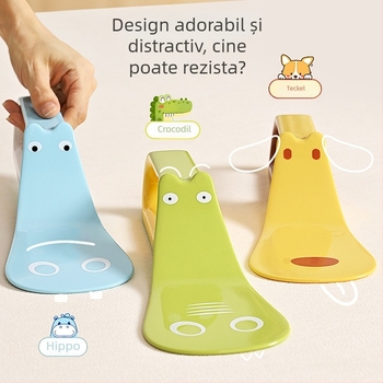 Kitaya Unealtă din plastic pentru fixarea cearșafurilor – stil desen animat, organizator pentru aranjarea și schimbarea lenjeriilor și ridicător pentru saltea (Brand privat autorizat)