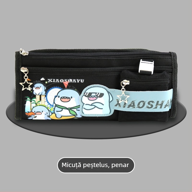 Penar Pikachu cu capacitate mare – trusă pentru rechizite, din pânză, brand Anime, stil coreean