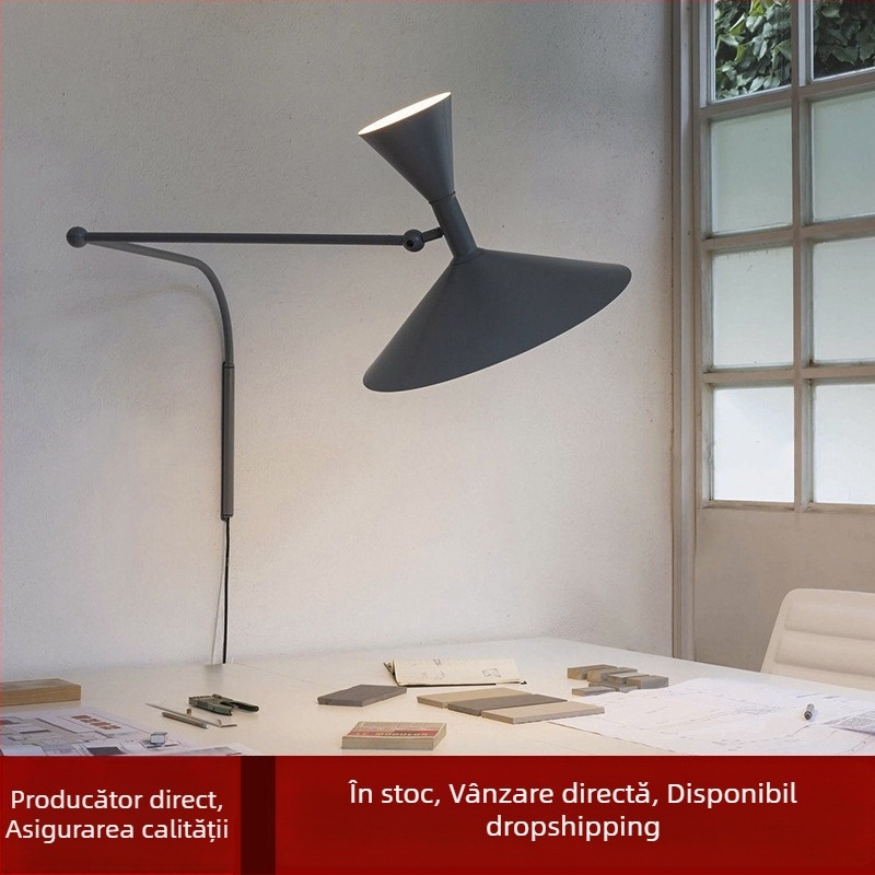 Lampa de perete – LED, abajur și corp din fier, 220V, certificat CE