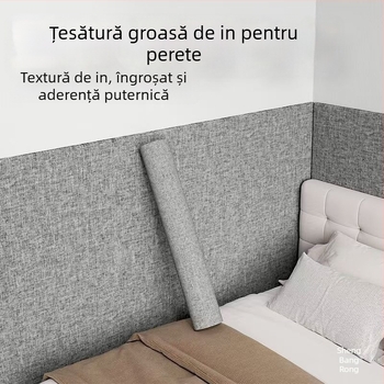 Acoperire de perete din material nețesut gros, pentru înconjurarea patului și fundalul televizorului în dormitor, panou de perete moale