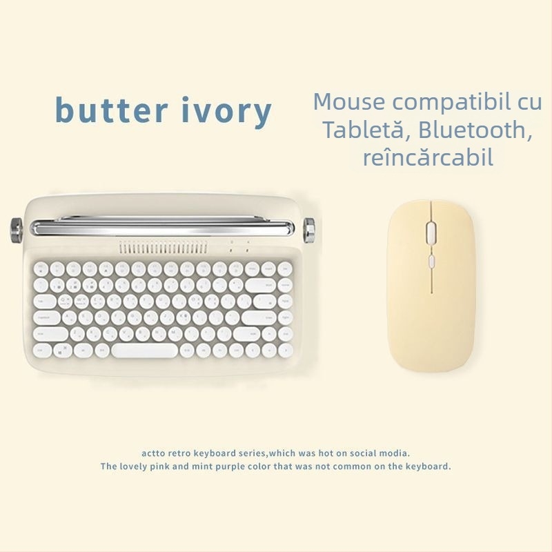 Tastatură wireless Bluetooth pentru iPad și tablete, compatibilitate universală, procesare OEM, greutate 230 g