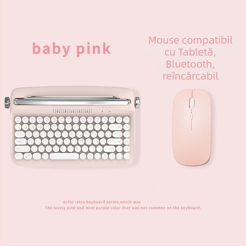 Tastatură wireless Bluetooth pentru iPad și tablete, compatibilitate universală, procesare OEM, greutate 230 g