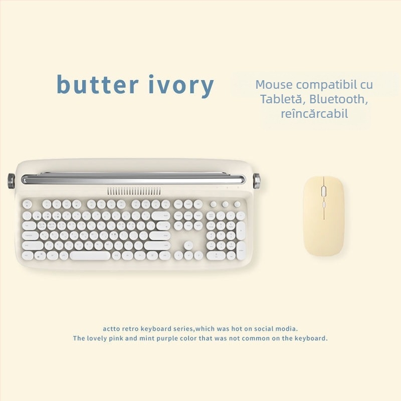 Tastatură wireless Bluetooth pentru iPad și tablete, compatibilitate universală, procesare OEM, greutate 230 g