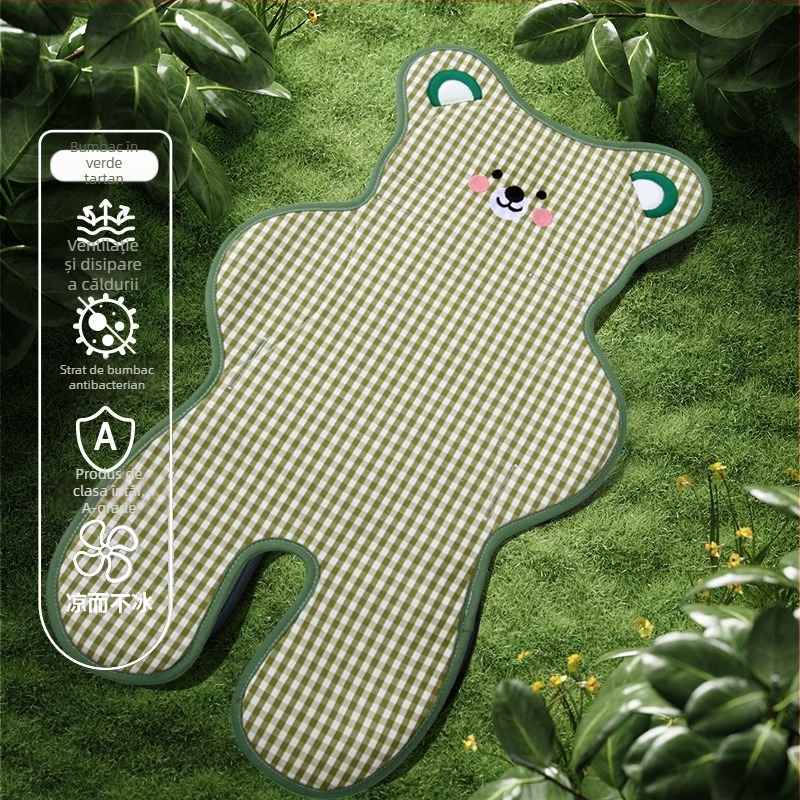 Kamengbei Padă de șezut pentru cărucior – Pernă de vară din ramie pentru bebeluși