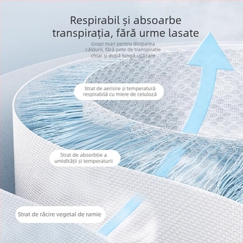 Pernă de răcire din ramie pentru sugari 0–3 ani – pernă de șezut pentru cărucior