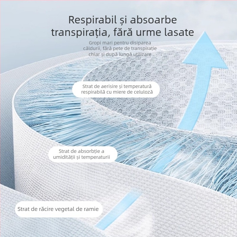Pernă de răcire din ramie pentru sugari 0–3 ani – pernă de șezut pentru cărucior