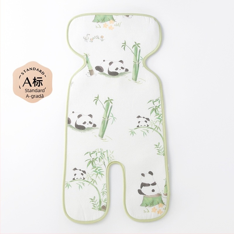 Pernă de răcire din ramie pentru sugari 0–3 ani – pernă de șezut pentru cărucior