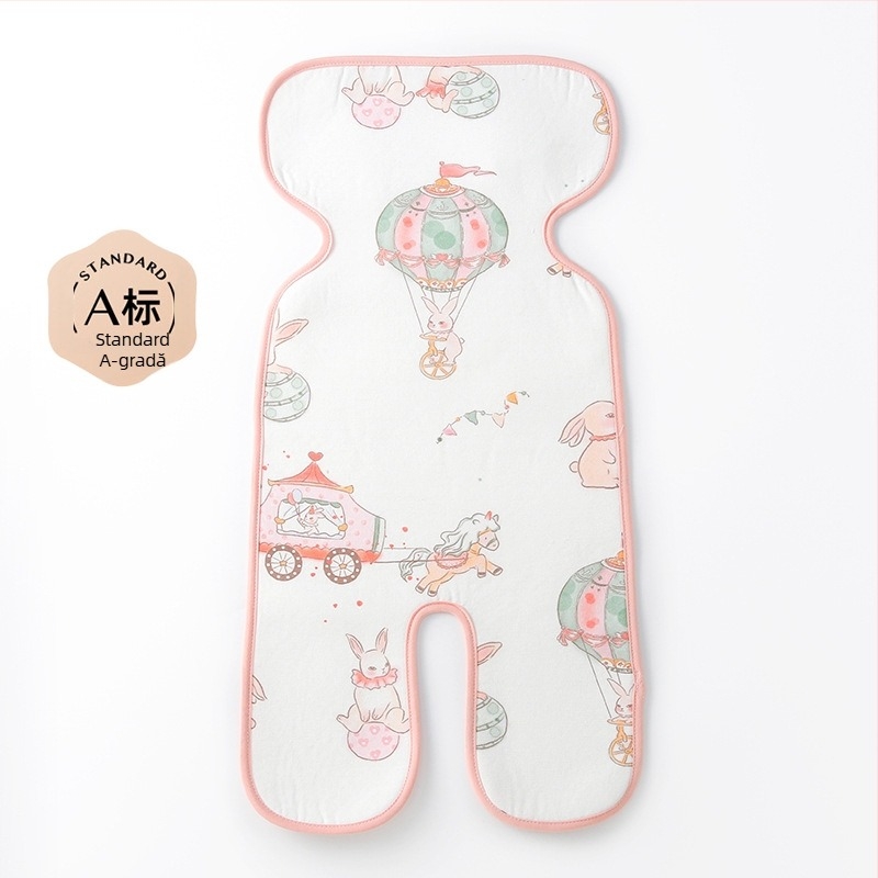 Pernă de răcire din ramie pentru sugari 0–3 ani – pernă de șezut pentru cărucior