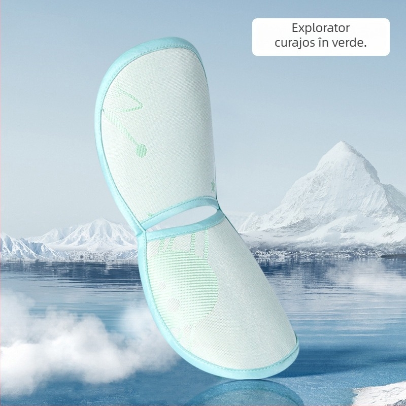 Drizzle Pernă de braț pentru bebeluș, material ice silk, pentru 0-12 luni, covoraș pentru bebeluș