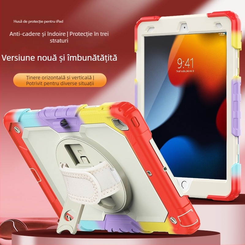 Carcasă din silicon pentru iPad Apple – protecție la șocuri, anti-amprentă, imprimare pe husă, compatibilă cu iPad