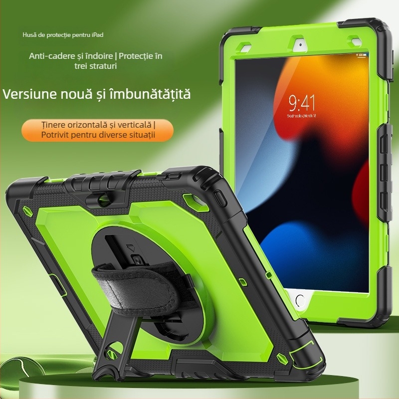 Carcasă din silicon pentru iPad Apple – protecție la șocuri, anti-amprentă, imprimare pe husă, compatibilă cu iPad