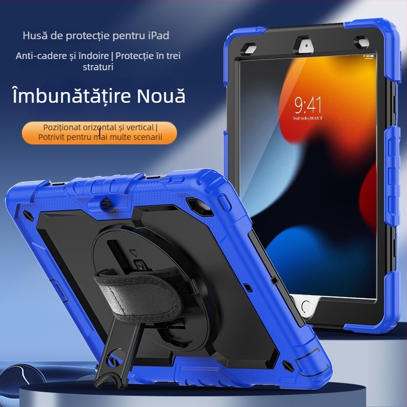 Carcasă din silicon pentru iPad Apple – protecție la șocuri, anti-amprentă, imprimare pe husă, compatibilă cu iPad