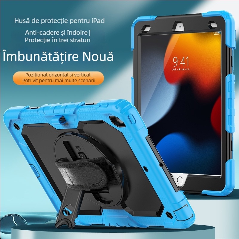 Carcasă din silicon pentru iPad Apple – protecție la șocuri, anti-amprentă, imprimare pe husă, compatibilă cu iPad