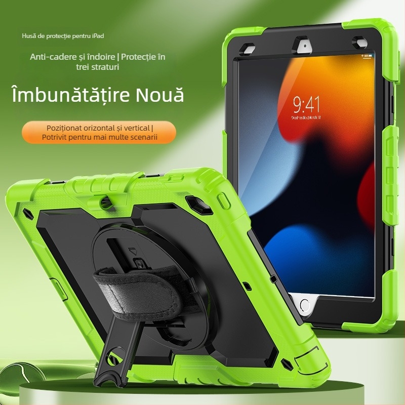 Carcasă din silicon pentru iPad Apple – protecție la șocuri, anti-amprentă, imprimare pe husă, compatibilă cu iPad