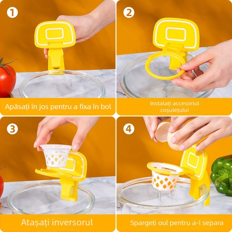Separator de albuș de ou - Unealtă de bucătărie manuală, plastic, Brand: yocity