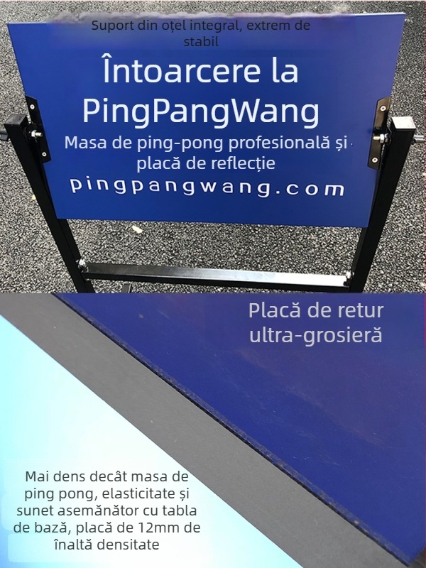 Placă de revenire pentru tenis de masă pentru antrenament acasă – profesională, antrenament individual
