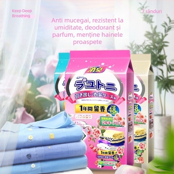 Bile de camfor pentru garderobă, parfum roz, repelent pentru insecte, antimucegai, lot 200 bucăți