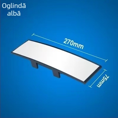 Oglindă retrovizoare interioară pentru mașină, câmp vizual mare, anti-reflecție, oglindă pentru mers înapoi